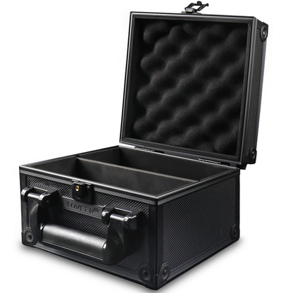 Trading Card Storage Box Topload Case - Fits 3x4 35PT Rigid Holders, 18 Colorful Dividers, 6 Foam Stoppers, Holds 600+ Cards, Sports Card Organizer