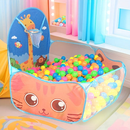 Giraffe Ball Pit Pop-Up Pool Tent with Basketball Hoop for Kids Indoor Outdoor Play Portable Backyard Beach Game Tent Boys Girls Best Holiday Gift Balls Not Included