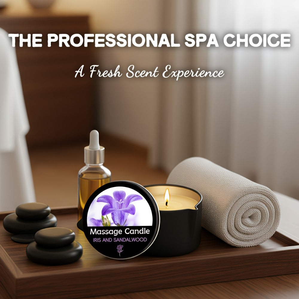 Luxury Soy Wax Candle 2-in-1 Massage Body Oil Essential Oil 20+ Scents 1pc 2pcs 6pcs Warm Moisturizing Lotion Spa Nail Salon Wedding Valentine Christmas Gift