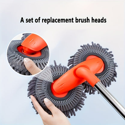 1pc Car Cleaning Mop, Adjustable Length Super Car Cleaning Set, Microfiber Brush Mop, Durable Material, Easy to Clean, Suitable for Cars and Trucks, Car Cleaning Accessories Ensure a Flawless Shine Every Time