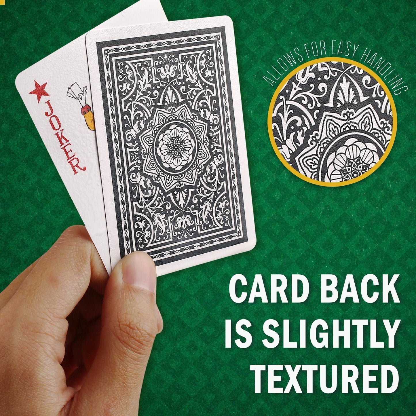 Waterproof Plastic Playing Cards – 2 Decks Poker Size Standard Index Cards with Cases, Washable Tear-Resistant PVC Game Cards for Poker, Family Game Night, Outdoor & Pool Play, Adults & Kids