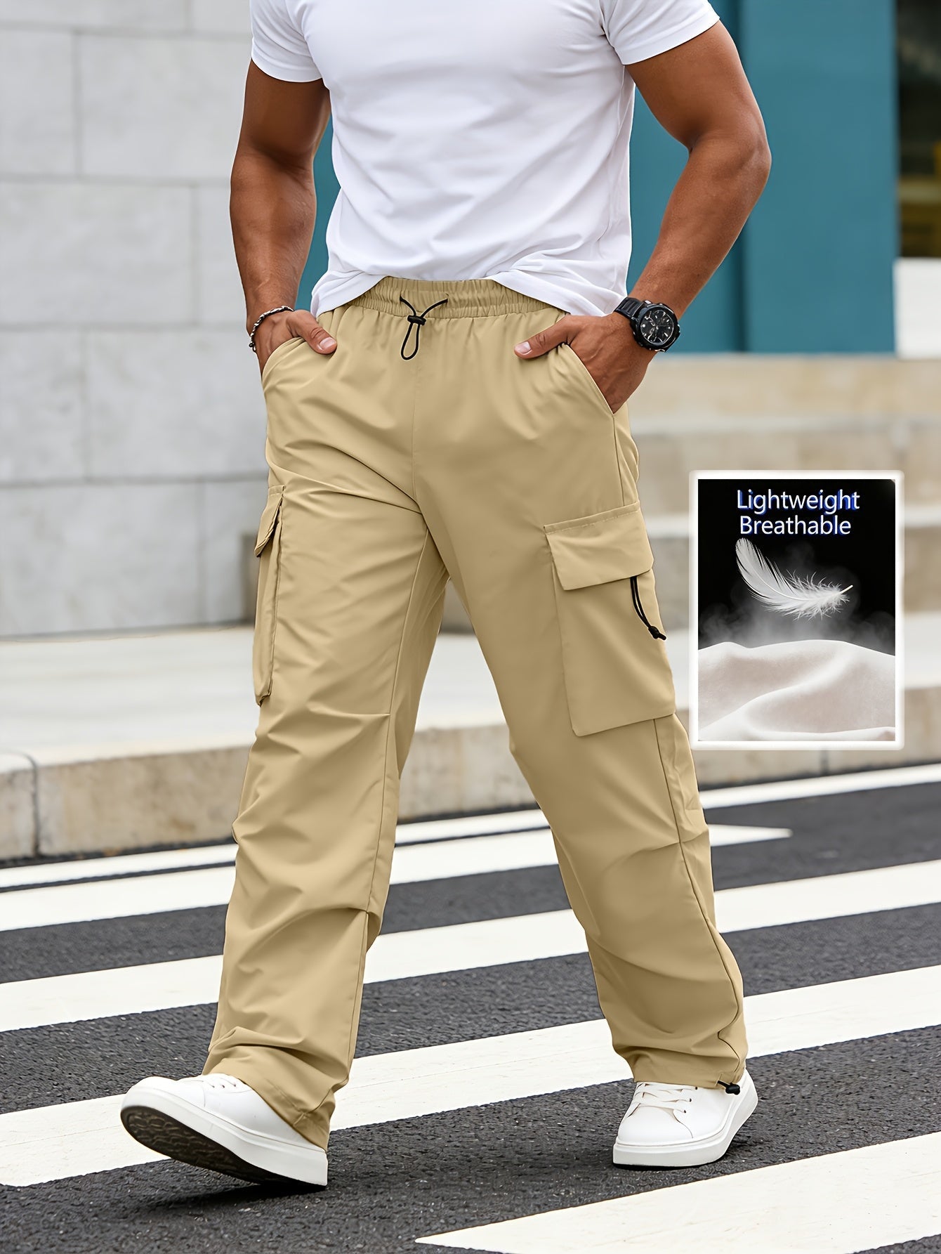 Men's Cargo Pants - Quick Dry With Pockets Travel Style 384741