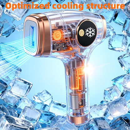 IPL Hair Removal Device Sapphire Ice Cooling Painless 999900 Flashes 9 Modes – At-Home Permanent Hair Reduction for Women Men Face Body Bikini Underarms Legs