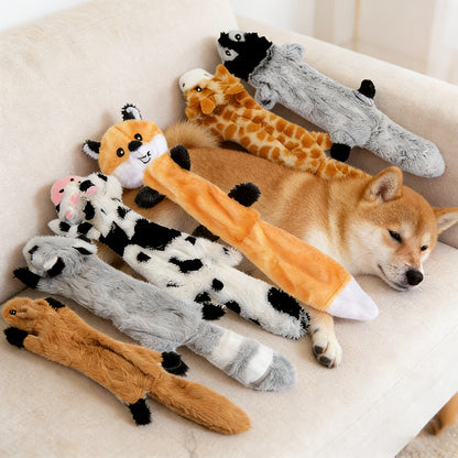 Squeaky Dog Chew Toys Set - Durable Interactive Rubber Chew Toys for Small Medium Large Dogs, Puppy Teething & Teeth Cleaning Toy Pack, Boredom Relief Pet Companion Gift