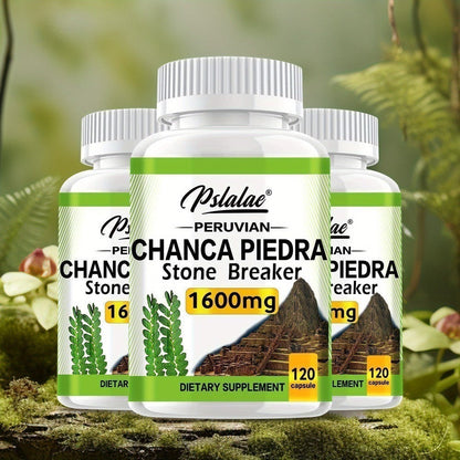 Chanca Piedra Capsules for Liver & Kidney Health – 120 Capsules Natural Urinary Tract Support Supplement, Stone Breaker Herb for Detox & Cleanse, Daily Wellness Formula