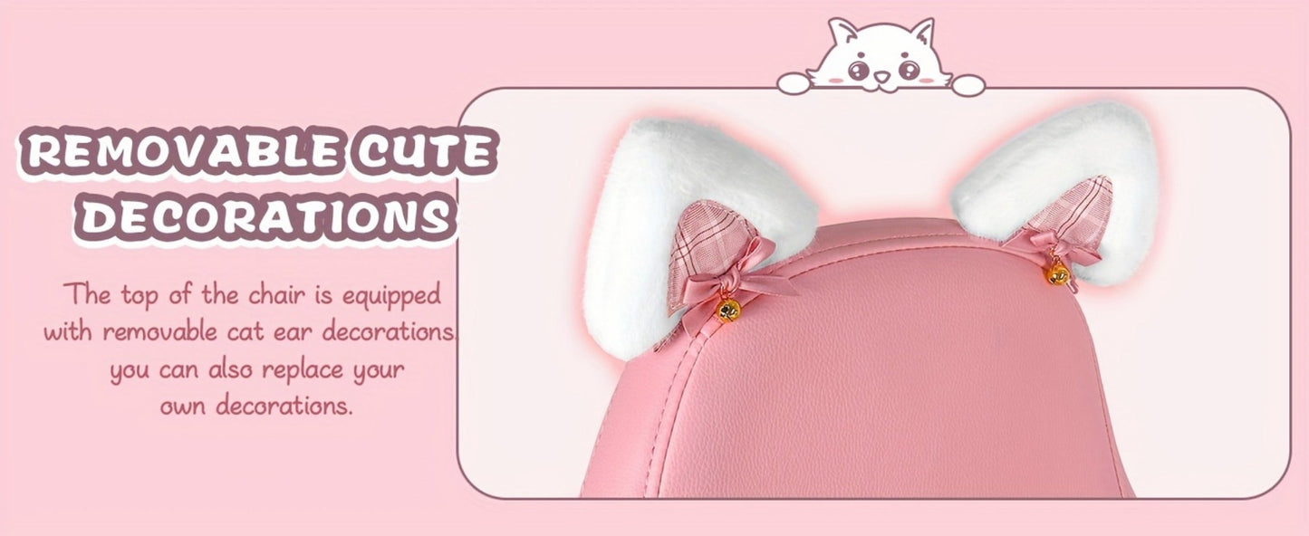 Cat Ear Gaming Chair, High-Back Gaming Seat for Comfortable Everyday Seating detail image - detail view 14
