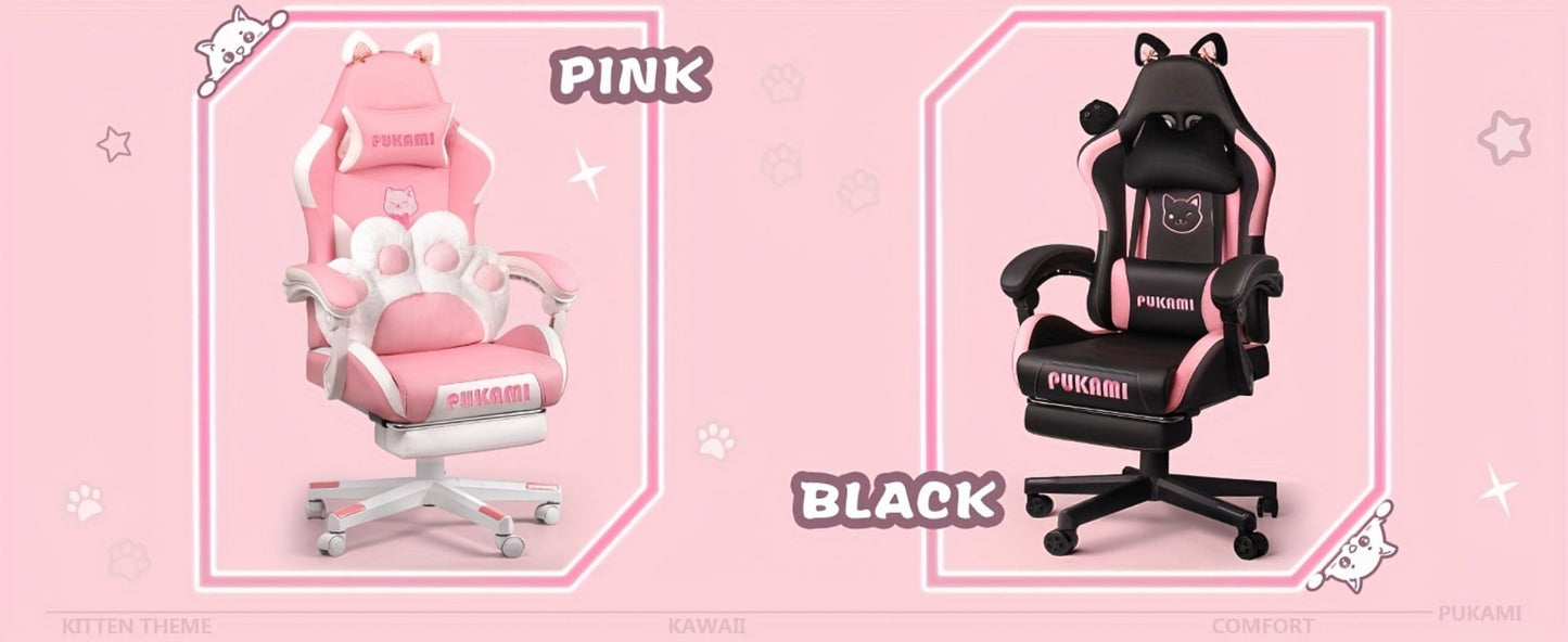 Cat Ear Gaming Chair, High-Back Gaming Seat for Comfortable Everyday Seating detail image - detail view 20