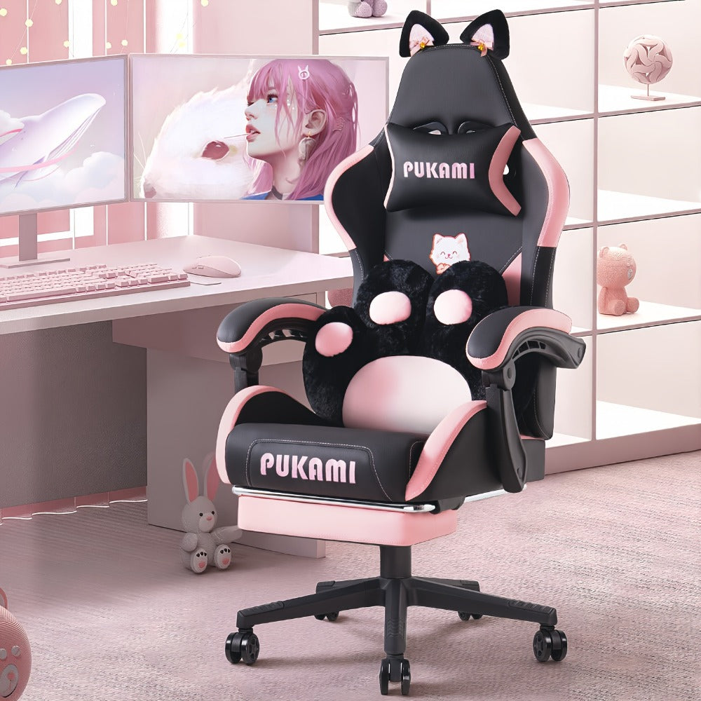 Cat Ear Gaming Chair, High-Back Gaming Seat for Comfortable Everyday Seating detail image - detail view 4