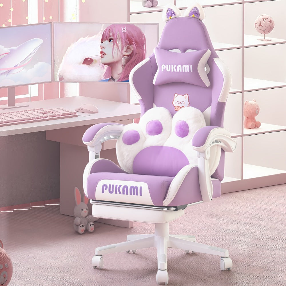 Cat Ear Gaming Chair, High-Back Gaming Seat for Comfortable Everyday Seating detail image - detail view 8