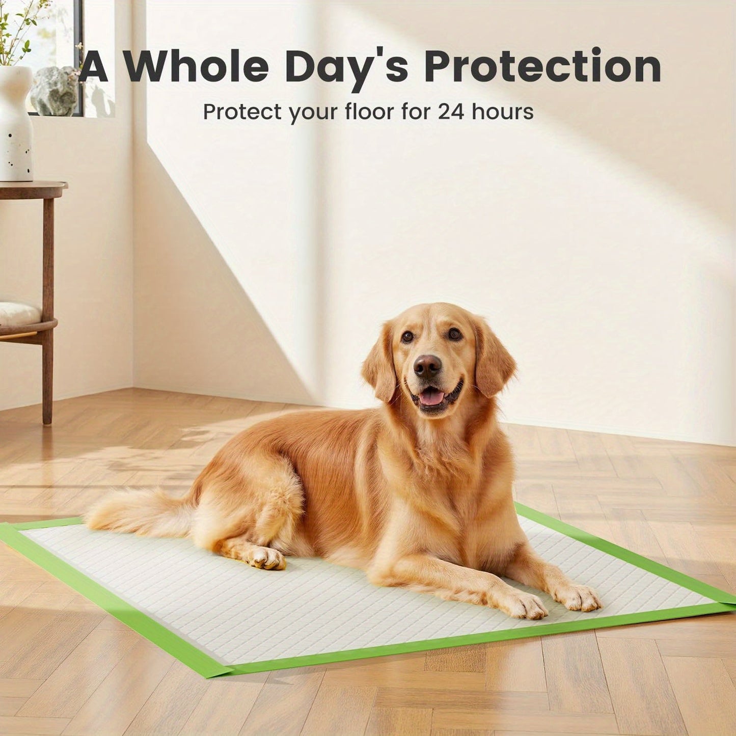 Puppy Pee Pads Jumbo Extra Large for Big Dogs - 6-Layer Heavy Duty Leakproof & Odor Control, Quick-Dry Super Absorbent Training Pads for Housebreaking, Senior Pets & Potty Training - 50 or 100 Pack