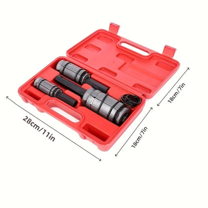Pipe Expander Spreader Tool Set 3-Piece with 12 O-Rings – 1-1/8" to 3-1/2" Exhaust Muffler Silencer Repair Drop Forged Heat-Treated Steel for Car & Truck