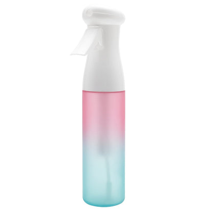 Fine Mist Spray Bottle 300ml 10oz Refillable Fragrance-Free Plastic Sprayer for Hair Styling Salon Barber Gardening Plant Watering Cleaning Gradient Black Pink Purple