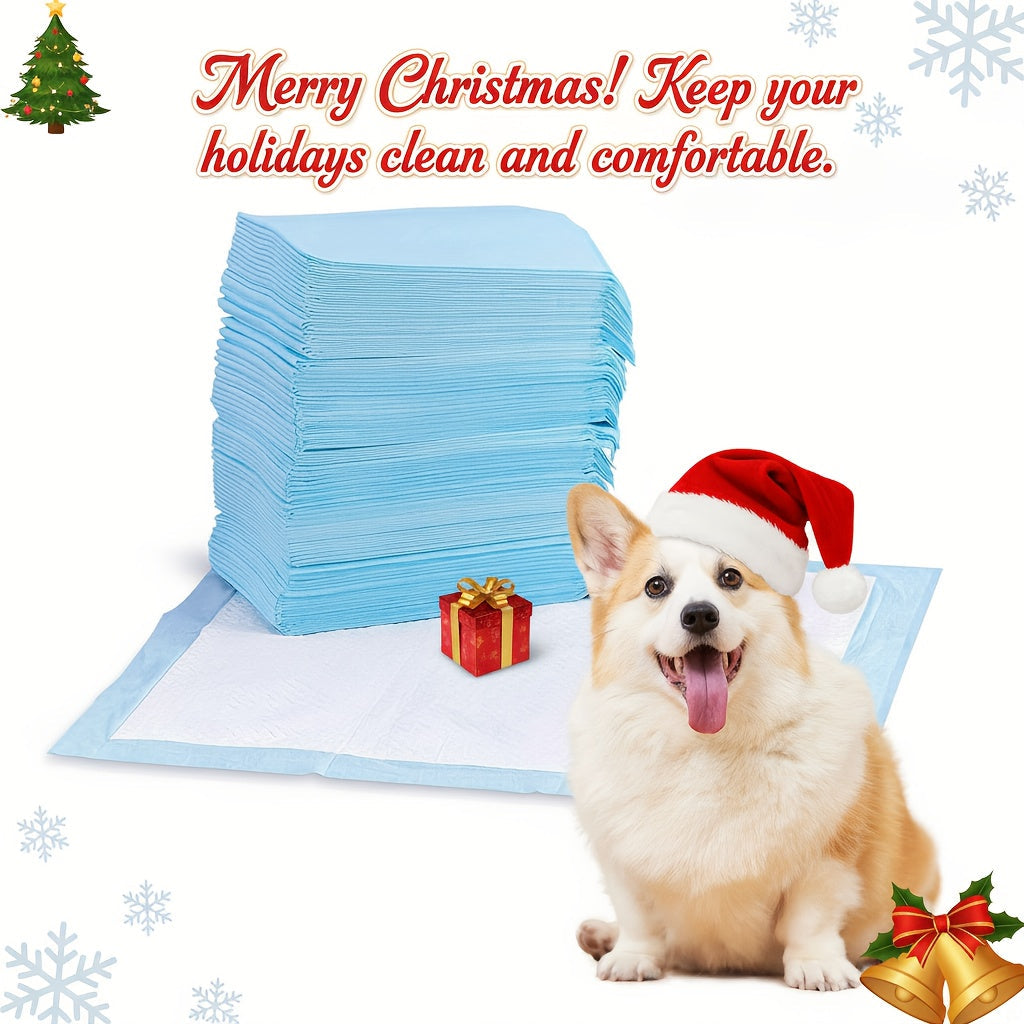 Dog Pee Pads Extra Large & 6X Thicker – Super Absorbent Puppy Training Pads, Quick-Dry & Leak-Proof, Odor Control, for Home & Camping, 50 / 100 / 200 Pads (23.62" or 28x34 Inch)