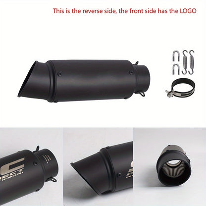 Motorcycle Exhaust Pipe 51mm & 60mm - Stainless Steel Slip-On for NMAX 125/155, Suzuki GSX650F, GSX1250 & GSX650R | Performance Exhaust Upgrade