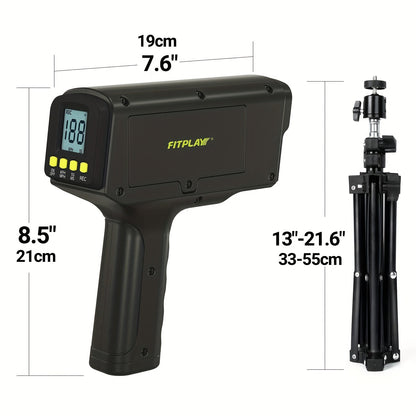 Baseball Radar Gun – LED & LCD Display, Handheld or Tripod Mount