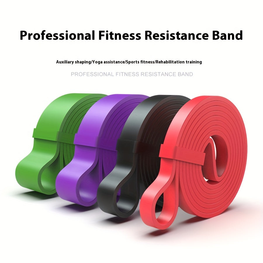 Resistance Bands Set 4-Pack – TPE Pull-Up Assist Bands 15-125 lbs, Multi-Functional Exercise Loop Bands for Muscle Training, Yoga, Body Shaping, Stretching & Home Gym Workouts, Unisex Fitness Gift