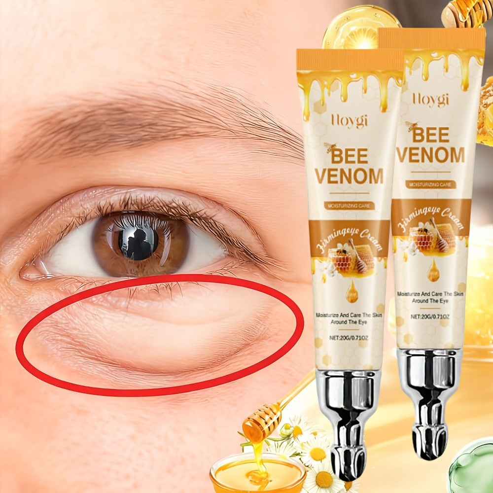 Eye Lifting Gel 2 Pack – Bee Venom Instant Firming & Tightening Eye Cream, 60-Second Lift for Fine Lines, Dark Circles & Puffiness, Caffeine, Retinol & Hyaluronic Acid, 20g Each, Gift for Her