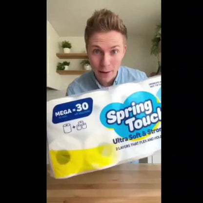 Toilet Paper Bulk 10 Roll 4-Ply Super Soft Thick Undyed Bath Tissue - Strong & Durable No Crumble Bathroom Tissue Rolls for Home, Hotel, Office, Dining & Restaurant Use, 1/2/3 Pack