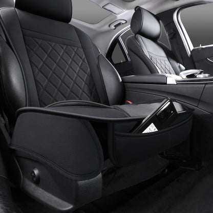 Car Seat Covers Front Pair – Universal Fit Bucket Seat Protector, Anti-Slip Full Surround High-Back Design, 15 Colors, Fits Cars SUVs Trucks