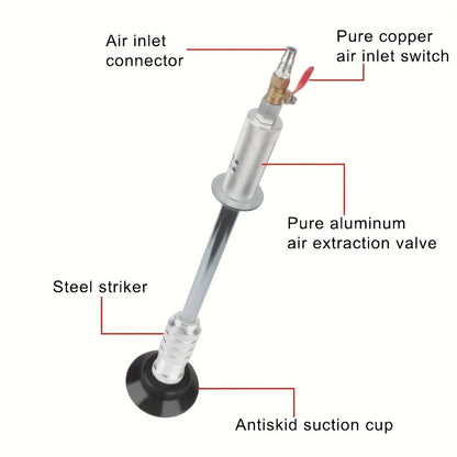 1pc Air Pneumatic Car Dent Puller Suction Sheet Metal Drawing Hammer Repair Tool Auto Care Part Body Recover Automotive Accessories