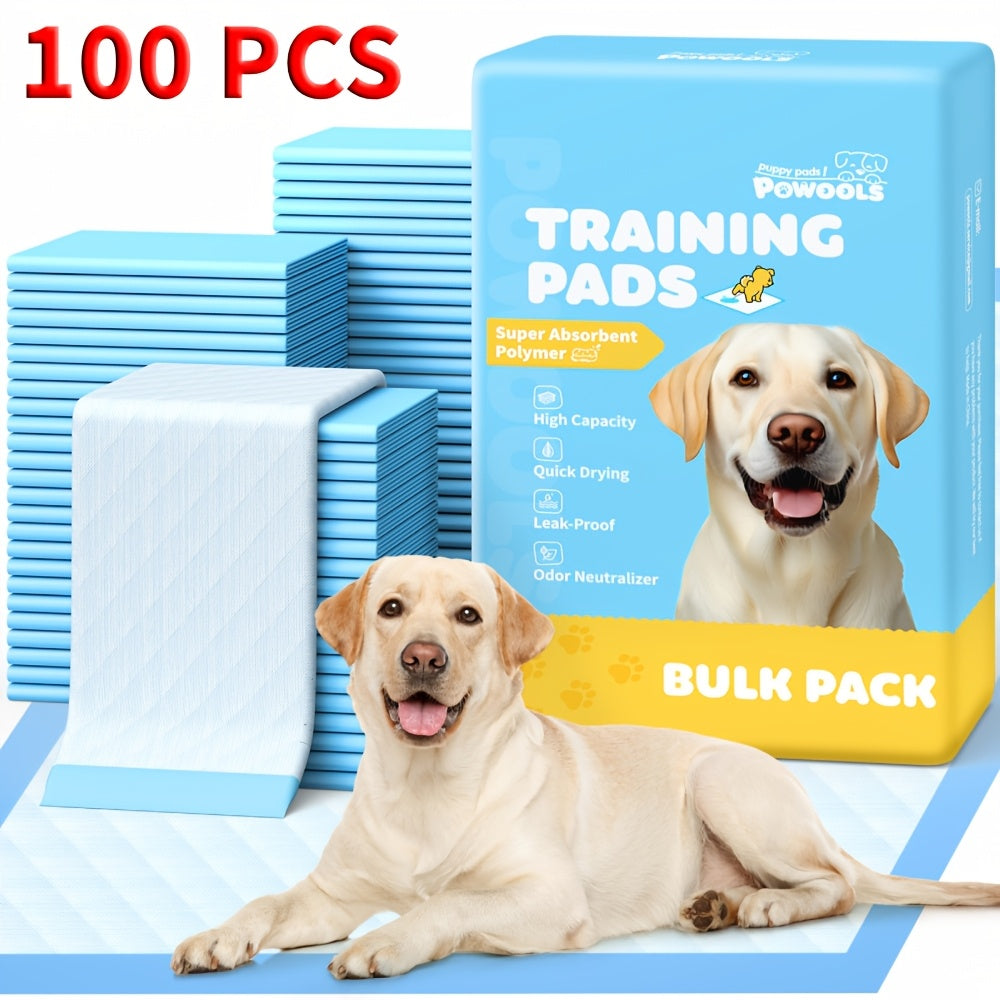 XL Dog Pee Pads 100-Count – Extra Large 28”x34” Disposable Puppy Training Pads | Super Absorbent, Leak-Proof & Odor Control | Potty Pads for Puppies, Adult Dogs, Elderly Pets & Indoor Use