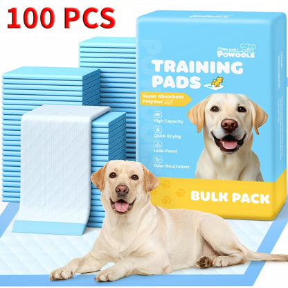 XL Dog Pee Pads 100-Count – Extra Large 28”x34” Disposable Puppy Training Pads | Super Absorbent, Leak-Proof & Odor Control | Potty Pads for Puppies, Adult Dogs, Elderly Pets & Indoor Use