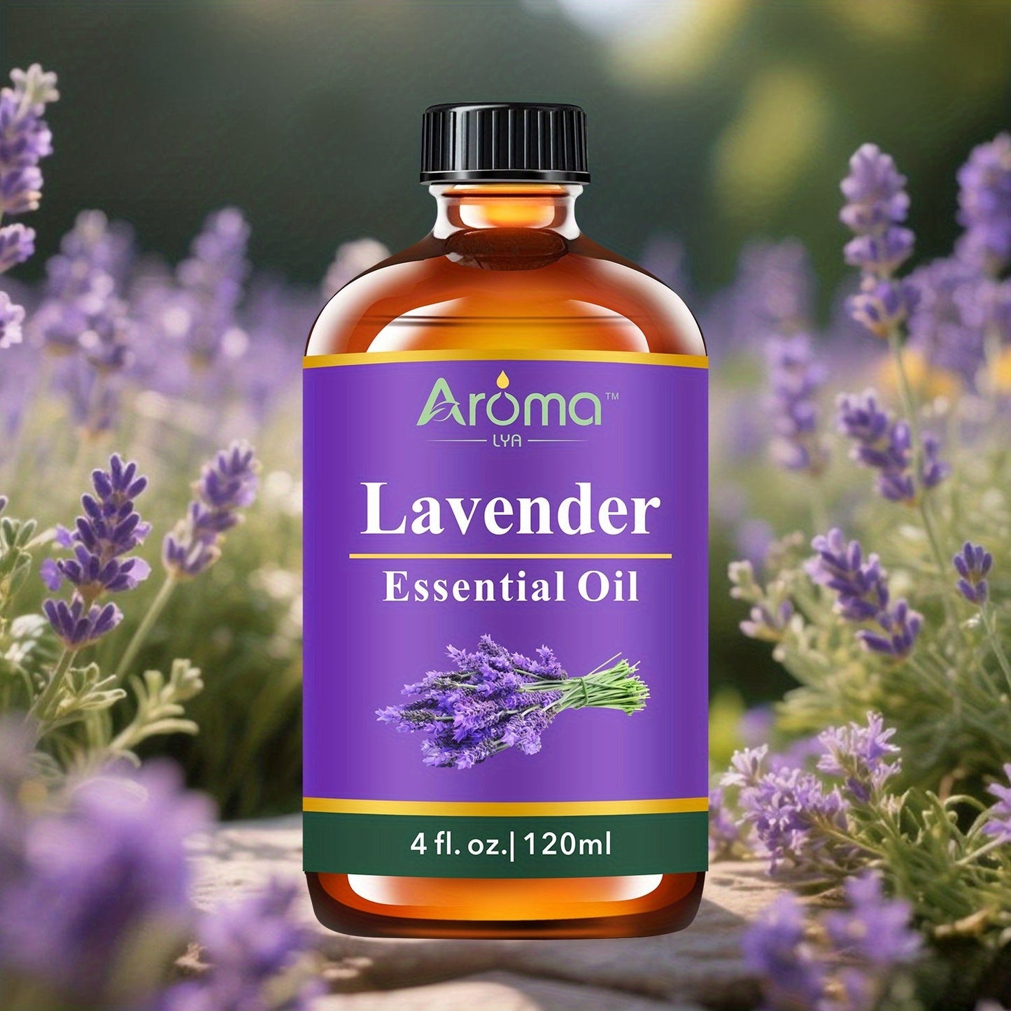 Lavender Essential Oil 4oz – Pure Aromatherapy Oil for Diffuser, Candle, Humidifier & Massage | Also in Eucalyptus, Frankincense, Peppermint, Lemon & More
