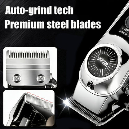 3-in-1 Grooming Kit for Men — Electric Hair Clipper, Nose Hair Trimmer & Shaver Set, USB Rechargeable Lithium Battery Cordless, 2 3 4-Piece Options, Black & Golden, Gift for Husband Boyfriend Father