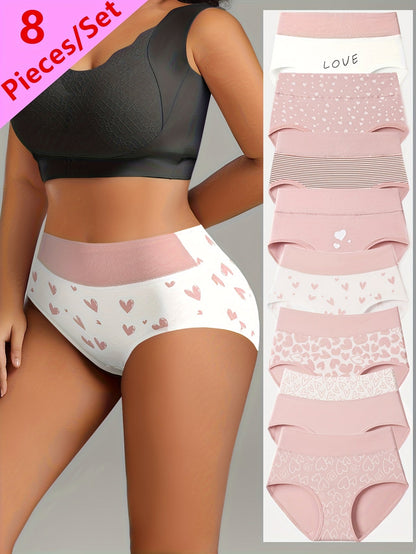 Women’s 8-Pack High-Waist Shapewear Briefs - Tummy Control Support Style 0565