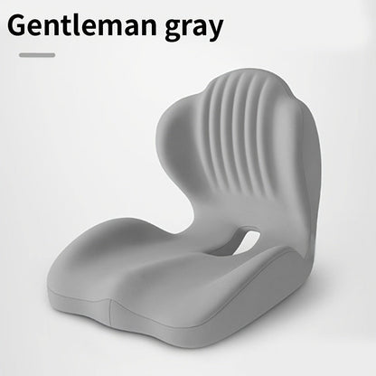 Memory Foam Seat Cushion Ergonomic with Back Support & Breathable Hollow Design – Comfortable Chair Pad for Office, Car Seat & Long Sitting, Unisex Gift