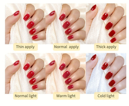 Cat Eye Gel Nail Polish Set 6 Colors 9D Magnetic Polaris Glass Water Light Effect - Semi-Permanent Soak Off LED UV Gel 0.34oz Each - Long Lasting Shimmer Nail Art for Women Salon Home DIY