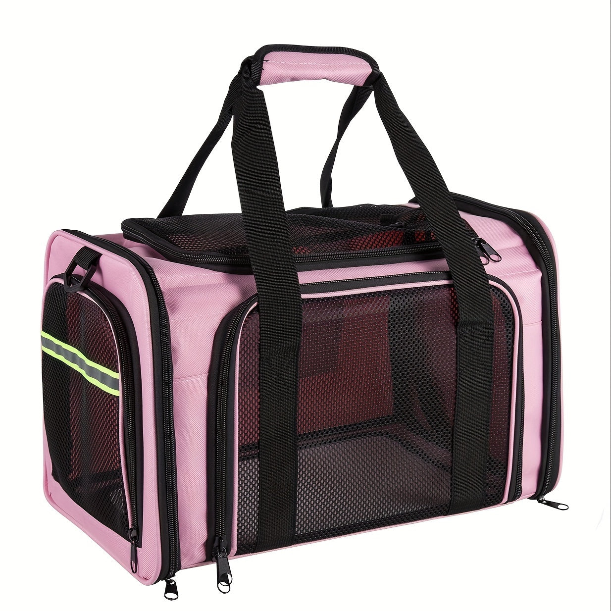 Airline Approved Pet Carrier Soft Sided – TSA Compliant, Collapsible Travel Bag for Small Medium Cats & Dogs Under 15 lbs, Breathable Mesh, Foldable Design