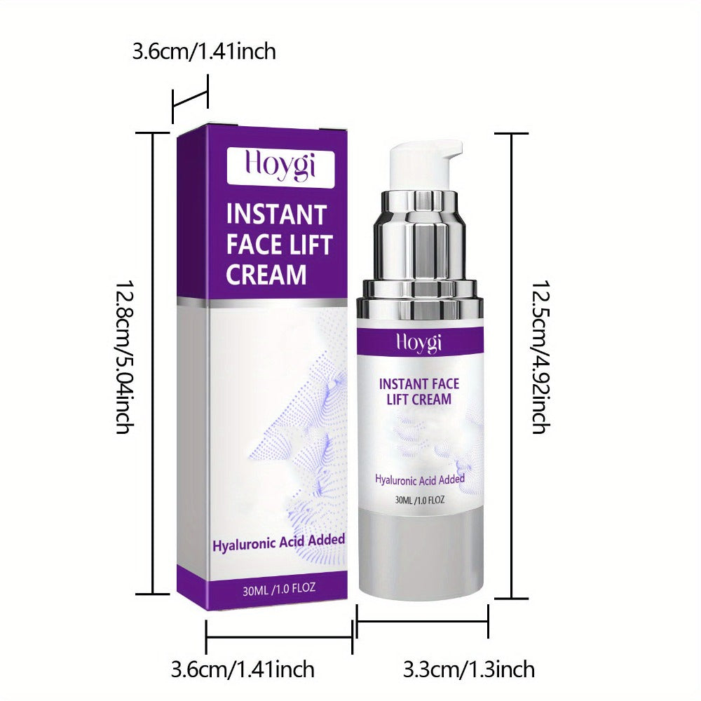 Instant Face Lift Cream 4 Pack 30ml Alcohol Free 24-Hour Hydration Moisturizing Skin Tightening Anti-Aging Face Cream Lasting Hydration for All Skin Types Daily Skincare