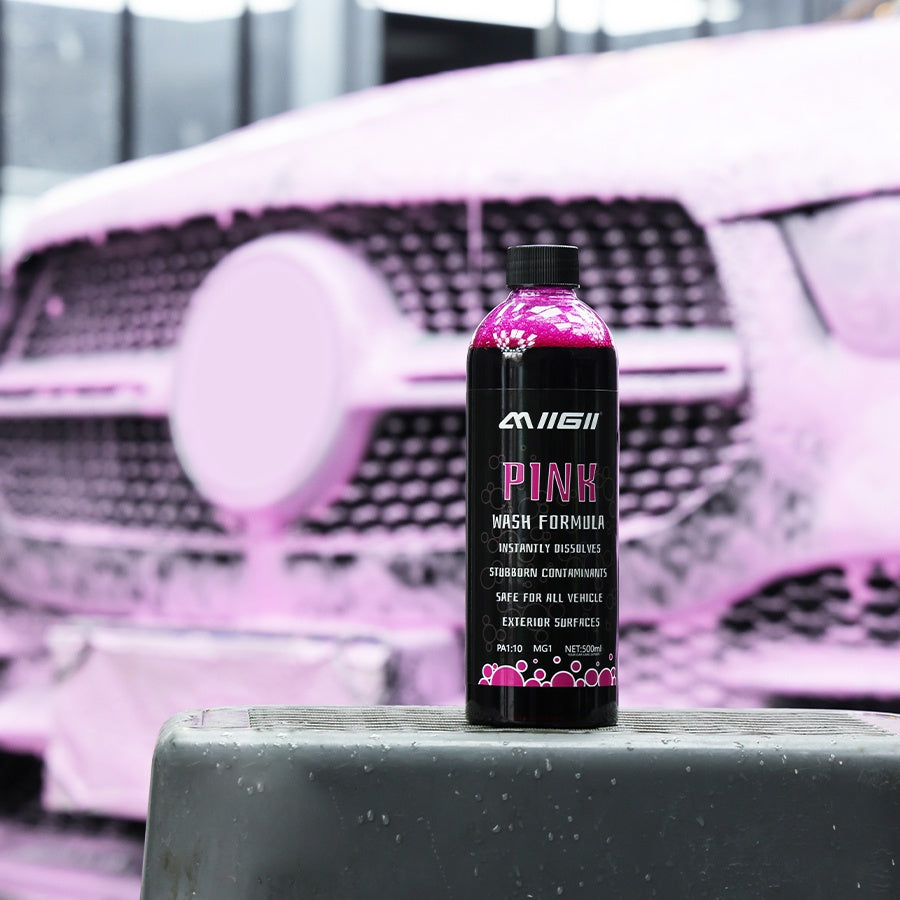 Foaming Car Wash Cleaner High Foam Auto Detailing Shampoo Soap for Vehicle Paint Care, Powerful Formula Penetrates and Breaks Down Tree Sap, Bird Droppings & Tough Stains, Works on RVs, Trucks, Cars & More, Available in 10.14oz, 16.91oz, and 33.81oz