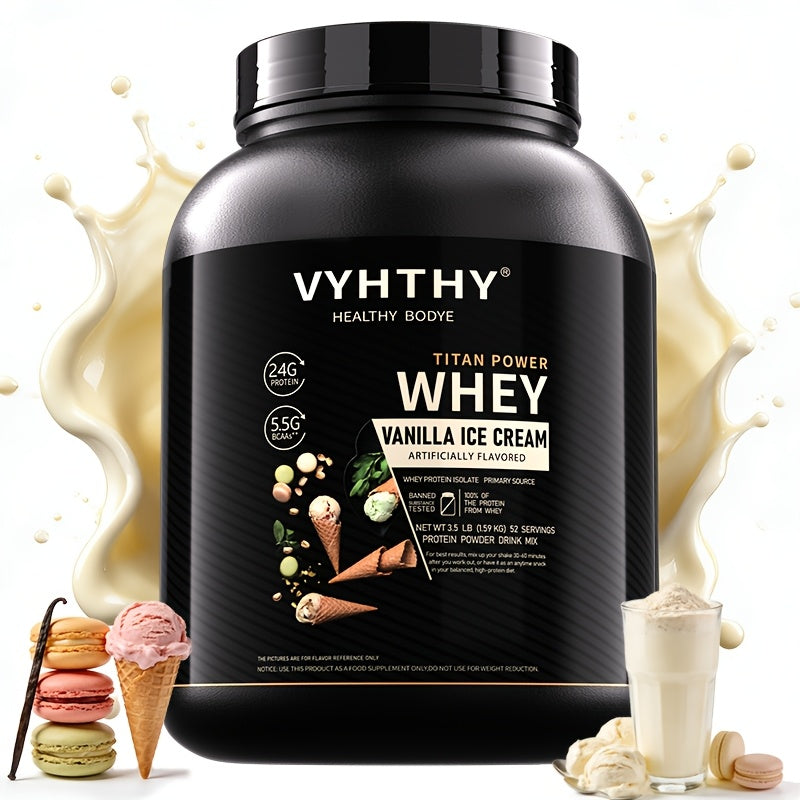 Whey Protein Powder Isolated & Hydrolyzed Blend with BCAAs – Low Carb Sports Nutrition Shake for Women, Strawberry Blueberry Vanilla Flavors