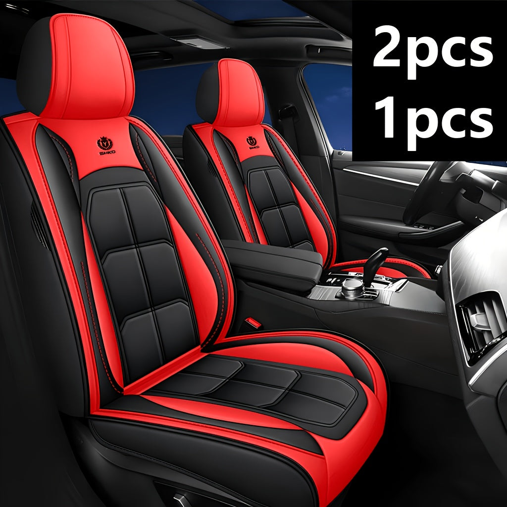 Advanced Faux Leather Car Seat Cover, Imitation Faux Leather Car Seat Cover, Protection Pad For Sedans, SUVs & Pickup Trucks - Durable, Comfortable, Pickup Truck Accessory | Luxury Car Accessory | Durable Seat Cover