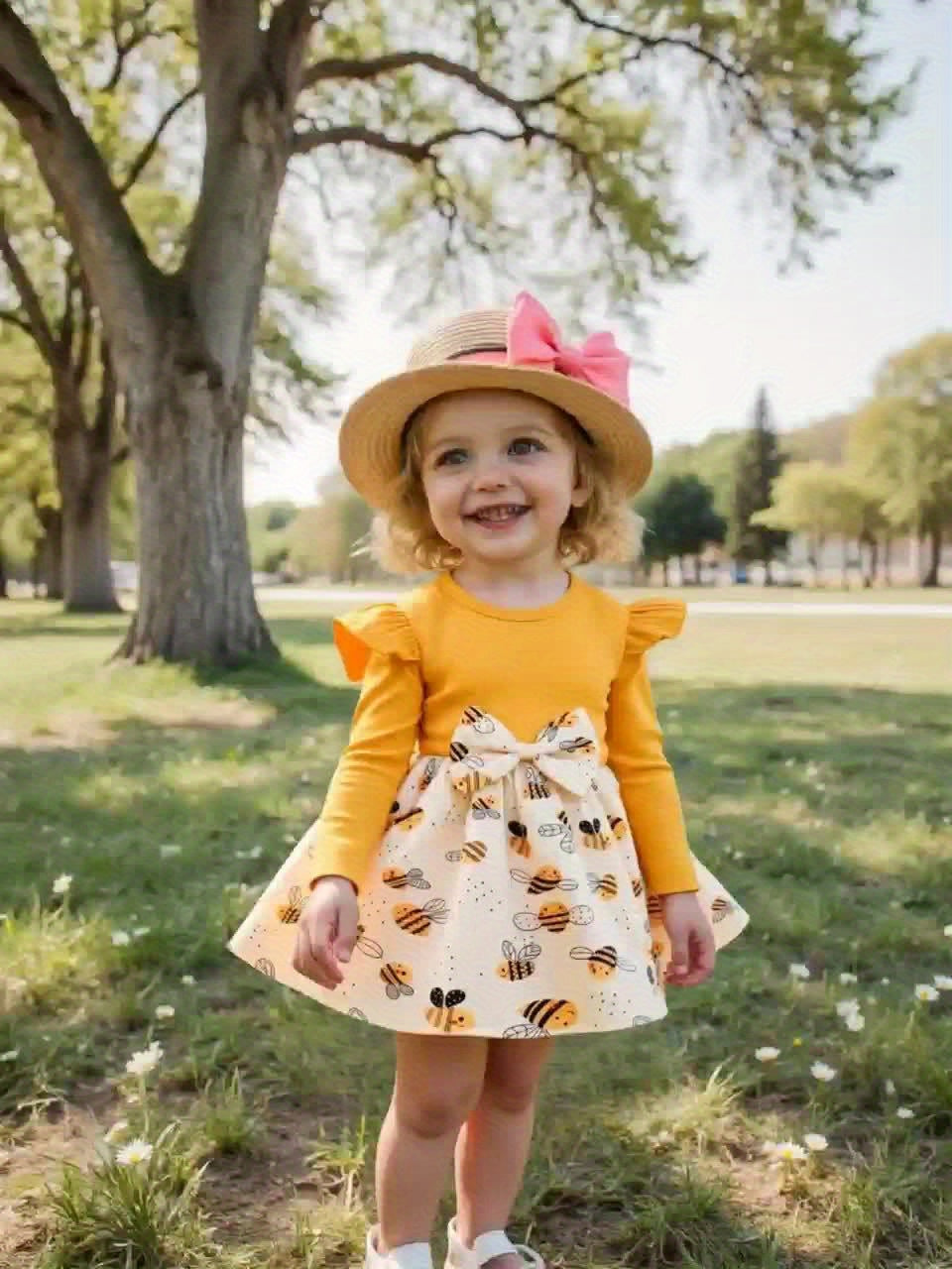 Girls' Casual Dress - Playful Everyday Style 686245
