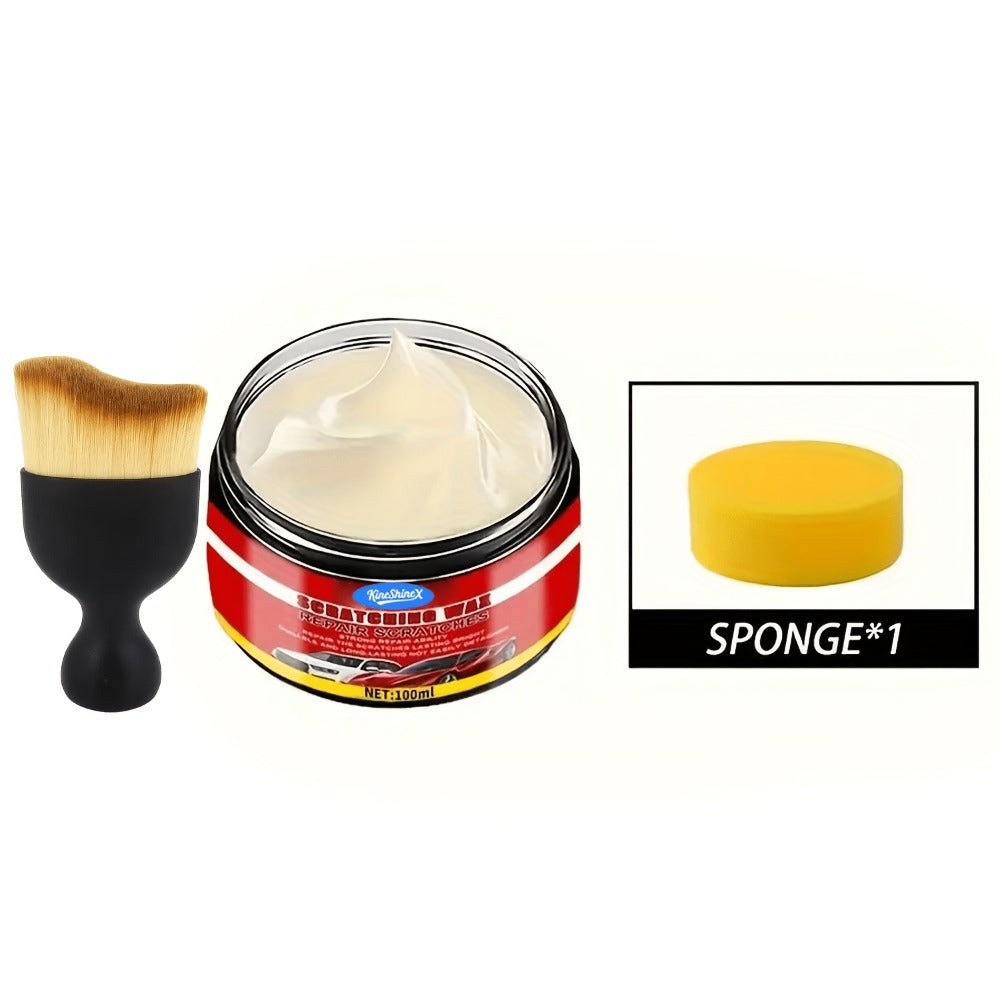 Car Scratch Repair Wax - Nano-Bright Polish for Scratch Removal & Paint Restoration, Removes Brush Marks & Swirl Scratches, Suitable for All Paint Colors (100ml)