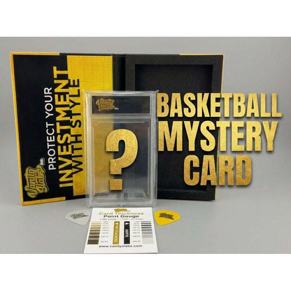 Mystery Basketball Trading Card in Vanity Slabs Display Case – Random Rookie Star Autograph Insert | Premium Slab Holder | Collector Gift for Kids Teens & NBA Fans