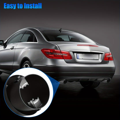 Exhaust Tip Stainless Steel – Universal Fit 1.5"-2.4" Pipe | Muffler Tail Pipe Tip for Cars & Trucks | Noise Reduction & Performance Enhancer | Easy Clamp Install