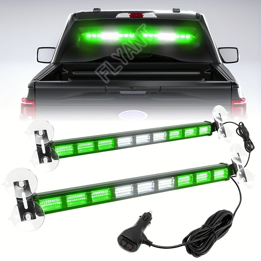 Car LED Light Bar 17 Inch 80W Three Style Color Choice, Pickup Truck Emergency Flasher Light Bar Off Road Lights Triple Row 12V-24V LED Work Lights, Car Work Lights Pickup Truck Driving Lights, Car Exterior Accessories for Cars ATV SUV Tractors Boats
