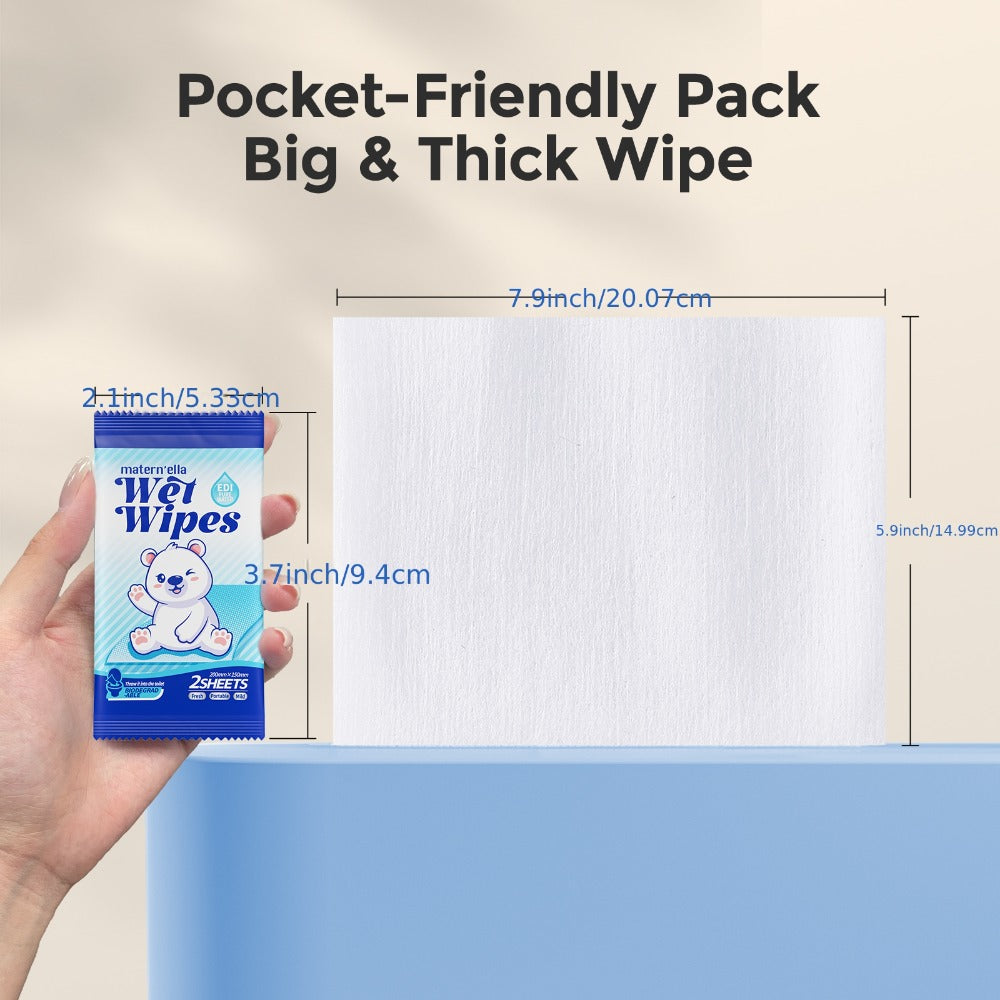 Flushable Wet Wipes with Probiotics – Plant-Based Fibers, Fragrance Free, Sewer Safe, Soft & Thick Disposable Butt Wipes for Adults, Incontinence & Personal Care (1/3/5/6/8/9/15 Packs)