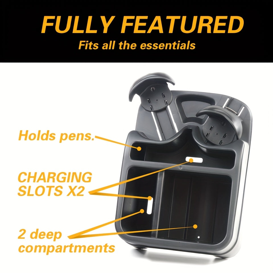 Yidong Is Ideal for Compact Central Consoles, Vehicle Storage Shelves, And Cup Holders Designed for Cars, Trucks, Vans, And Suvs (In Black)