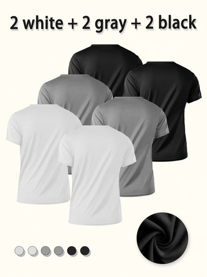 Men's Essential T-Shirt - Crew Neck Short Sleeve Everyday Style