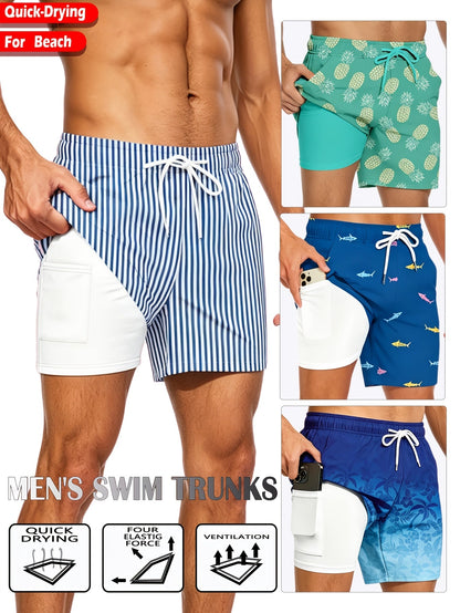 Men's Swimwear - Graphic Style 13957