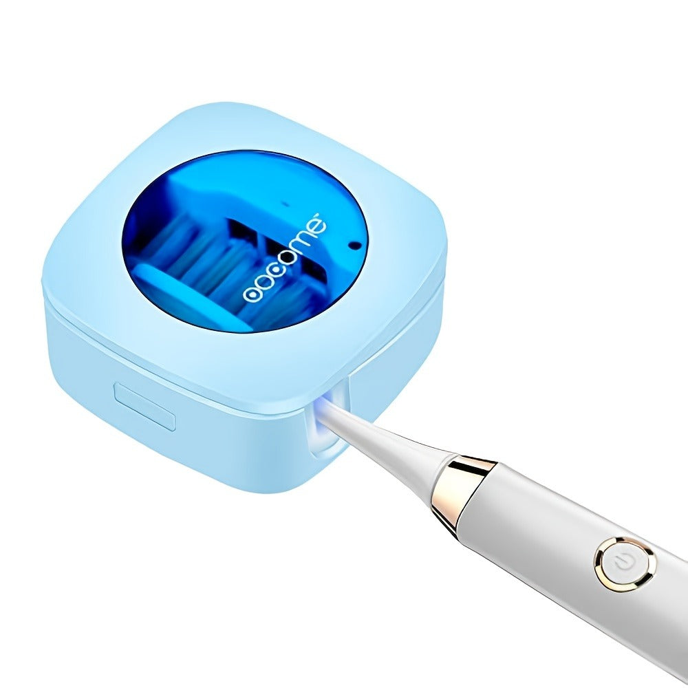 Toothbrush Case USB Rechargeable – 200mAh Battery Compact Portable Toothbrush Protective Cover for Travel, Perfect Gift for Family & Friends on Christmas, Mother's Day & Father's Day, 4 Colors