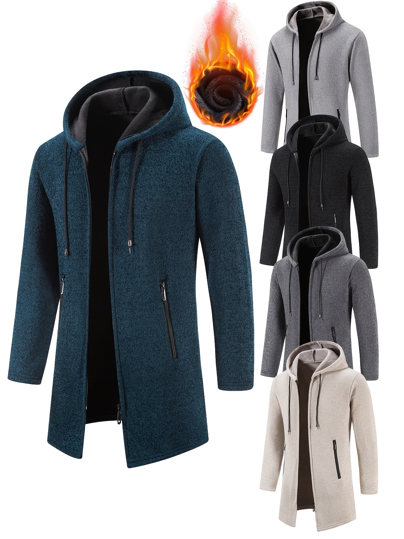 Men's Versatile Zip-Up Hoodie Everyday 517