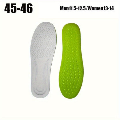 Foam Cushion Insoles 8pcs (4 Pairs) – Breathable Anti-Sweat Sports & Work Insoles for Men & Women, EU 35-46