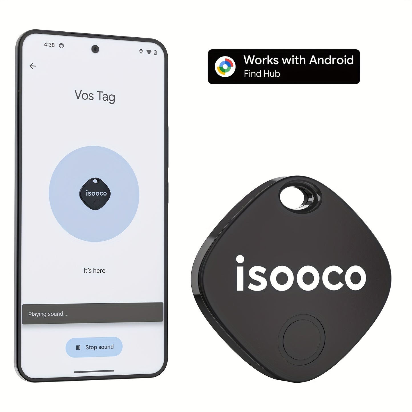 ISOOCO Mini GPS Tracker Dual System Wireless Tracker, No Monthly Fee Real-Time Locator, IOS And Android Compatible, 24/7 Tracking for Cars, Trucks, Suvs, Motorcycles, Boats, Trailers, Tracker, Tracker Device, Tracker for