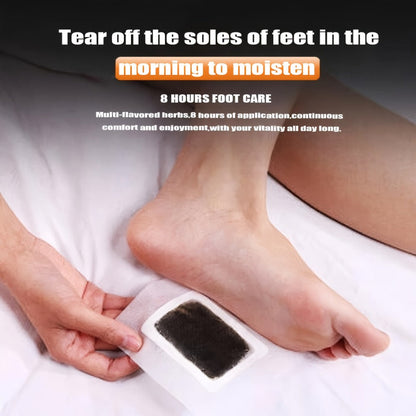Foot Detox Pads 30 Pack Bamboo Vinegar Ginger Powder Natural Plant Ingredient Deep Cleansing Moisturizing Patches – Overnight Foot Massage Relaxation for Home Office Travel, Self-Care Wellness Gift